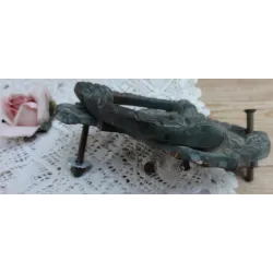 Oude koperen of bronzen deurklopper
