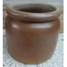 Frans brocante bruine gres pot
