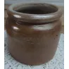 Frans brocante bruine gres pot