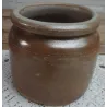 Frans brocante bruine gres pot