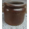 Frans brocante bruine gres pot