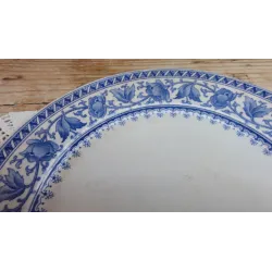 Antiek Frans beboterd ontbijtbordje, SYRA, Sarreguemines