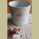 Vintage wit porseleinen bloempot, pastel rozen,Thomas Bavaria