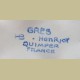 2 Franse gres slakken bordjes /schaaltjes, Henroit Quimper