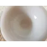 Melkglazen pot met bloemen reliëf, Avon