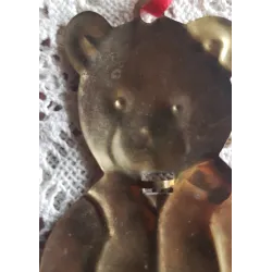 Vintage Department 56, Dept 56, koperen beren kersthanger