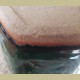 Oude donkergroene gemberpot, hoogte 12 cm