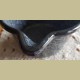 Donkergrijs gewolkte emaille steelpannetje, 18 cm