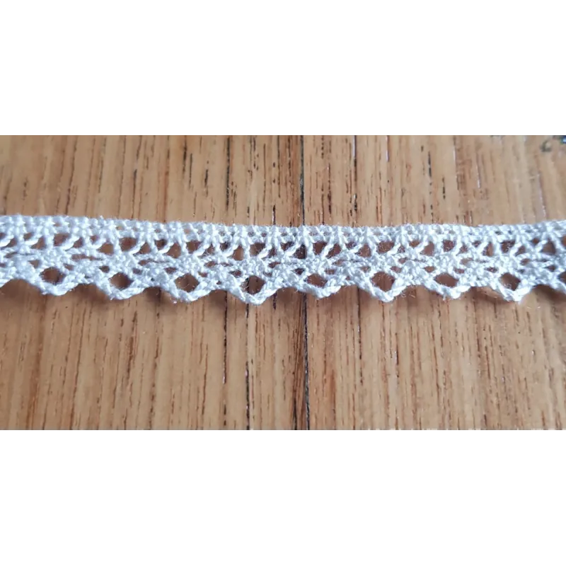 Pakketje brocante kant, creme , 1,2 cm x 225 cm