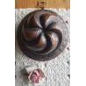 Oude grote rood koperen bakvorm