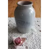 Oude brocante steengoed Enso bleekpoeder pot