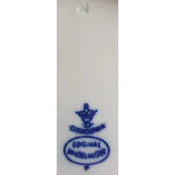 Vintage opengewerkt Zwiebelmuster wandbord