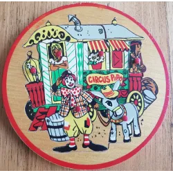 Oude houten Simplex knopjes puzzel, Pipo de Clown