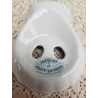 Franse tandeborstelhouder met bloemetjes, Porcelaine de Paris