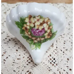 Franse ophanghaakje met bloemetjes, Porcelaine de Paris