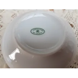 Vintage Frans wit porseleinen Communie deksel doosje