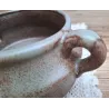 Franse handgemaakte gres confiture pot