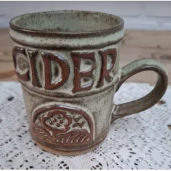 Vintage Tremar pottery CIDER mok, U.K.
