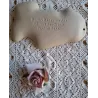 Keramieke koekjes mal, schaatsende beer, Brown Bag Cookie Art 1994