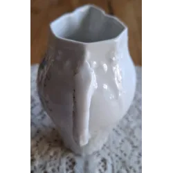 Handbeschilderd Frans brocante melkkannetje met bloemetjes