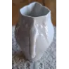 Handbeschilderd Frans brocante melkkannetje met bloemetjes