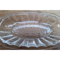 Brocante glazen appelrasp