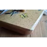 Vintage houten kinder kapstokje met kabouters