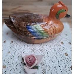 Franse brocante pate vorm, eend, Michel Caugant