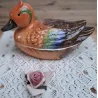 Franse brocante pate vorm, eend, Michel Caugant