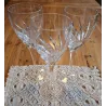 3 Kristallen witte wijnglazen, Wedgwood Toscane