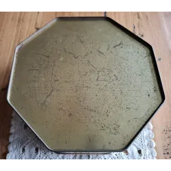 Groot Engels vintage achthoekig blik, Home made Ginger snaps