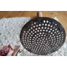 Franse brocante puree stamper met houten handvat