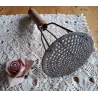 Franse brocante puree stamper met houten handvat