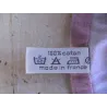 Vintage roze Frans tafelkleed + 12 servetten