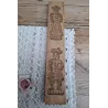 Oude houten speculaas mal , vrouwtje en mannetje