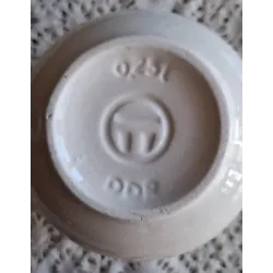 Vintage Duits melkkannetje bloemen, VEB TORGAU,  DDR