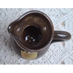 Klein vintage bruin Armogres kannetje, J.P. Delesenne