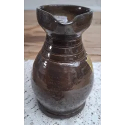Klein vintage bruin Armogres kannetje, J.P. Delesenne