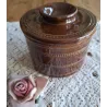 Franse gres boterpot, bewaarpot