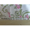 Vintage franse stof met roze rozen, Marignan Grand teint meuble