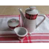 Vintage koffiepotje & suikerpot, Seltmann Weiden CORA