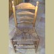 3 Antieke stoelen met rieten zitting