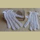 Witte Franse brocante gehaakte dames handschoentjes