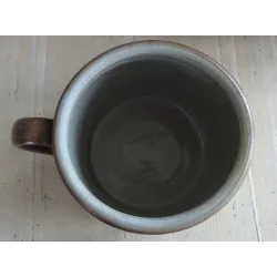 Franse gres pot met oor