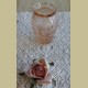 Frans roze glazen lepelvaasje