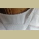 Oud Frans brocante katoenen nachthemd met fijne kanten randjes