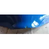 Gegolfd blauw emaille lampenkapje