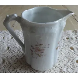 Brocante melkkannetje met bloemen