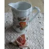 Brocante melkkannetje met bloemen