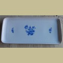 Wit porseleinen cakeschaal met blauwe bloemen, Hutschenreuther